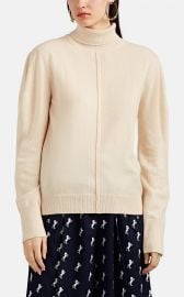 chloe Cashmere Puff-Sleeve Turtleneck Sweater at Barneys