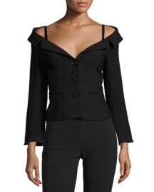 cinq a sept Angelina Off-the-Shoulder Blazer at Neiman Marcus