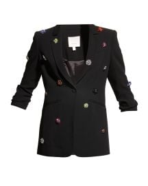 cinq a sept Ditsy Khloe Embellished Blazer at Neiman Marcus