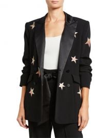 cinq a sept Lila Embroidered Star Blazer at Neiman Marcus