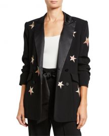 cinq a sept Lila Embroidered Star Blazer at Neiman Marcus