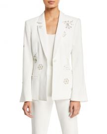 cinq a sept Rumi Shooting Star Embellished Blazer at Neiman Marcus