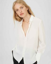 club monaco Helek Silk Shirt at Club Monaco