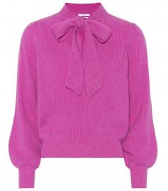 co CASHMERE TIE-NECK SWEATER at Mytheresa