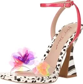 com  Betsey Johnson Women39s Jasper Heeled Sandal  Heeled Sandals at Amazon