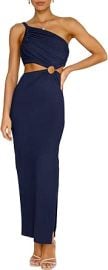 com ANRABESS Women Summer One Shoulder Sleeveless Maxi Dress Cutout Sexy Bodycon Semi Formal Dinner Date Vacation Dresses Clothing Shoes amp Jewelry at Amazon