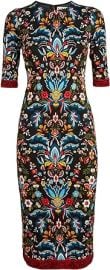 com Alice Olivia Santa Monica Multi Delora Floral Fitted Dress Size 10 Clothing Shoes amp Jewelry at Amazon