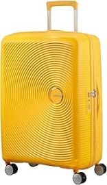 com American Tourister Unisex-Adultx27s Soundbox Yellow Golden Yellow Spinner M EXP 67 cm-81 L Carry-Ons at Amazon