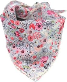 com Arumary Soft Cotton amp Viscose Floral Bandanas Hair wrapper Headband Handkerchief Hair scarf Neckerchief 21X21 Light Gray Clothing Shoes amp Jewelry at Amazon