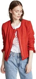 com BB Dakota Women39s Feeling Fancy Tweed Jacket Berry red small  Clothing Shoes amp Jewelry at Amazon