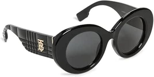 com BURBERRY Womenx27s Margot Sunglasses BlackDark Grey One Size Clothing Shoes amp Jewelry at Amazon