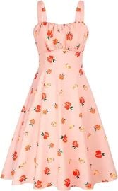 com Belle Poque Women39s Vintage Sleeveless Solid Floral Ruched Summer Cute A-Line Flowy Swing Midi Dress Clothing Shoes amp Jewelry at Amazon