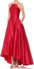 com Betsy amp Adam Women39s Halter Ballgown Dress Clothing at Amazon