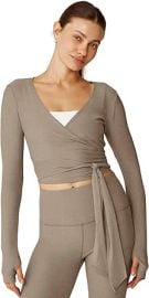 com Beyond Yoga Womenx27s Featherweight Waist No Time Wrap Top Clothing Shoes amp Jewelry at Amazon