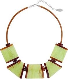 com Bocar Necklace for Women Chunky Statement Necklace Choker Collar Necklace Novelty Necklaces Jewellery for Women Gifts NK-10704-Green Clothing Shoes amp Jewelry at Amazon