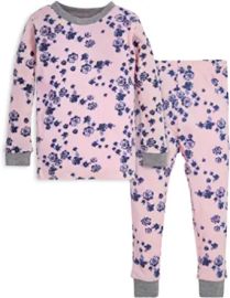 com Burt39s Bees Baby Baby Girls39 Pajamas Tee and Pant 2-Piece Pj Set 100 Organic Cotton Clothing Shoes amp Jewelry at Amazon