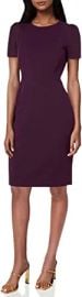 com Calvin Klein Short Sleeve Sheath Dress Clothing Shoes amp Jewelry at Amazon