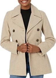 com Calvin Klein Women39s Double Breasted Peacoat Petite Standard Plus Clothing Shoes amp Jewelry at Amazon