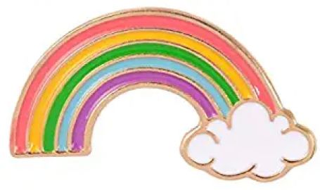 com Cartoon Rainbow Pins Cloud Sun Moon Good Mood Cute Badges Brooches Bag Enamel Pins for Lovely Friends-Style 9  Everything Else at Amazon