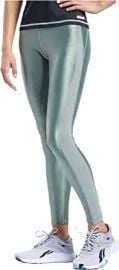 com Core 10 by Reebok Women39s High-Rise Shiny Leggings Clothing Shoes amp Jewelry at Amazon