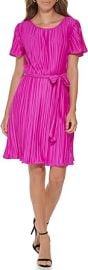 com DKNY Women39s Jersey Pleated Cocktail Dress Flamingo 8 Clothing Shoes amp Jewelry at Amazon