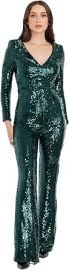 com Dress the Population Womens Carson Sequin V-neck Jumpsuit Clothing Shoes amp Jewelry at Amazon