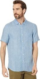 com Faherty Menx27s Ss Palma Linen Shirt Clothing Shoes amp Jewelry at Amazon