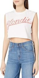 com Goodie Two Sleeves Blondie Tilted Logo DIY Whitetank Shirt Clothing Shoes amp Jewelry at Amazon