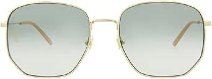 com Gucci GG0396S 002 GoldGreen GG0396S Square Sunglasses Lens Category 1 Size 5 Clothing Shoes amp Jewelry at Amazon