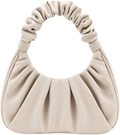 com JW PEI Women39s Gabbi Ruched Hobo Handbag Beige Clothing Shoes amp Jewelry at Amazon