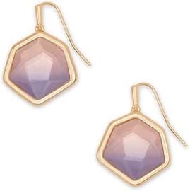 com Kendra Scott Vanessa Pendientes colgantes pequeos de oro rosa en melocotn Ombre Oro rosa Ropa Zapatos y Joyera at Amazon