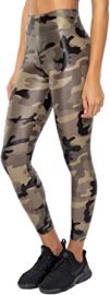 com Koral Activewear Lustrous High Rise Legging - Black Camo Red Green Navy - Shiny Leggings for Women  Sports amp Outdoors at Amazon