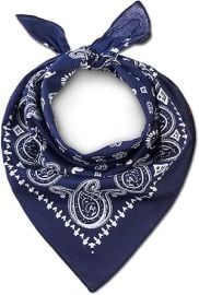 com LOVARZI Blue Cotton Bandanas for Men - Women Hair Headband - Navy Blue Paisley Bandana Scarf - Pirate Head Scarf for Men amp Ladies Clothing Shoes amp Jewelry at Amazon