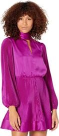 com MILLY Val Pleated Dress Amethyst 2 Clothing Shoes amp Jewelry at Amazon