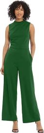 com Maggy London womens High Neck Pleat Tuck Detail Jumpsuit Career Office Workwear Desk to Dinner Event Guest of Clothing Shoes amp Jewelry at Amazon