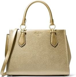 com Michael Kors Marilyn Medium Satchel Pale Gold Clothing Shoes amp Jewelry at Amazon