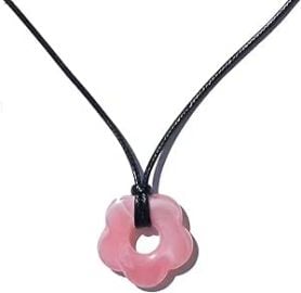 com Nasfacbve Ins Simple Hollow Plum Pendant Necklace Korean Style Fashion Novel Female All- Necklace Acrylic Flower Choker as show Clothing Shoes amp Jewelry at Amazon