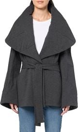 com Norma Kamali Womenx27s Shawl Collar Peplum Jacket Clothing Shoes amp Jewelry at Amazon