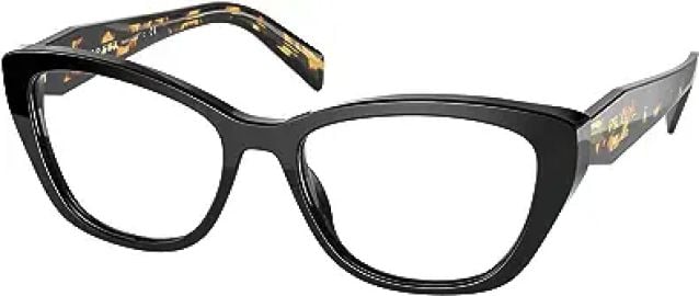 com Prada PR 19WV Eyewear Frame Black wDemo Lens 53MM Clothing Shoes amp Jewelry at Amazon