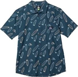 com Quiksilver Boy39s Where is My Board Short Sleeve Big Kids Midnight Navy XL 16 Big Kid Clothing Shoes amp Jewelry at Amazon