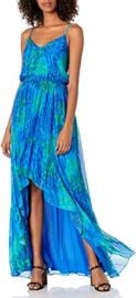 com Ramy Brook Women39s Printed Trudy Sleeveless Midi Dress Clothing at Amazon