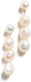 com SHASHI Womenx27s Ciel Earrings Pearl Off White One Size Clothing Shoes amp Jewelry at Amazon