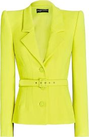 com Sergio Hudson SB Dart Short Jacket With Belt Luxury Stores at Amazon