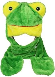 com Silver Fever Plush Soft Animal Beanie Hat with Built-in Earmuffs Scarf Gloves Frog  Clothing Shoes amp Jewelry at Amazon