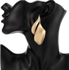 com SilverGold Metal Leaf Earrings for Women Bikini Beach Stud Earrings Sexy Irregularly Leaf Dangle Earring Summer Boho Statement Piercing Earrings Jewelry Gold Clothing Shoes amp Jewelry at Amazon