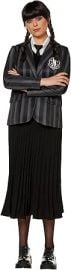 com Spirit Halloween Wednesday Adult Nevermore Jacket Officially Licensed The Addams Family Clothing Shoes amp Jewelry at Amazon