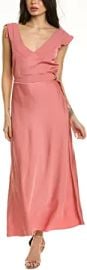 com Ted Baker Noemi V-Neck Bias Cut Midi Dress Dusky Pink 3 US 8 Clothing Shoes amp Jewelry at Amazon