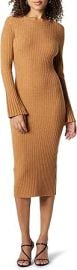 com The Drop Womenx27s Fernanda Bell Sleeve Ribbed Sweater Dress Clothing Shoes amp Jewelry at Amazon