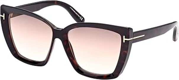 com Tom Ford SCARLET-02 FT 0920 Dark HavanaBrown Shaded 5715140 women Sunglasses Clothing Shoes amp Jewelry at Amazon