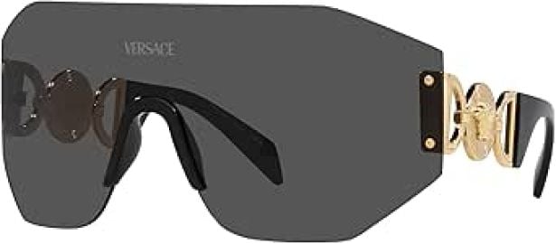 com Versace Unisex Sunglasses Dark Grey Frame Dark Grey Lenses 0MM Clothing Shoes amp Jewelry at Amazon